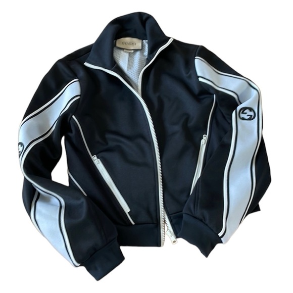 Gucci black white track gg jacket - size small - Picture 13 of 16